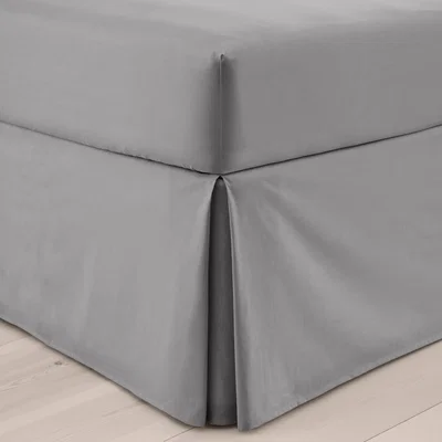 Dunelm Pure Cotton Valance Dove (Grey)