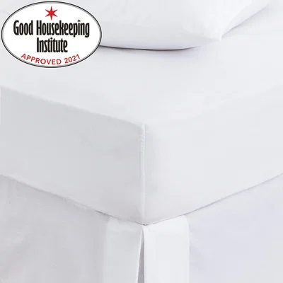 Dunelm Non Iron Plain Fitted Sheet White