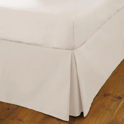 Dunelm Fogarty Cooling Cotton Valance White Sand