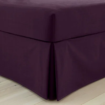 Dunelm Pure Cotton Valance Aubergine (Purple)
