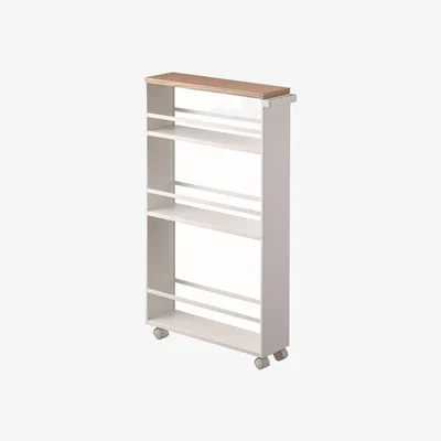 Amara Wood Topped Three Tier Storage Trolley