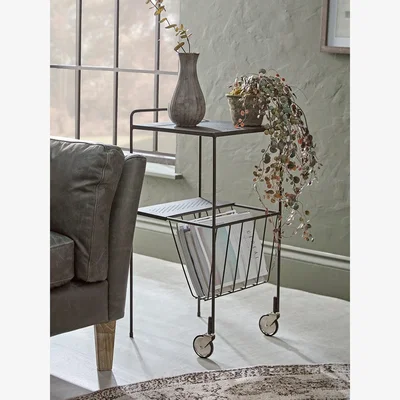 Cox and Cox Industrial Magazine Trolley