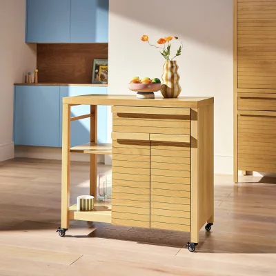 Habitat Habitat Leif Kitchen Trolley - Oak