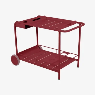 Made in Design Luxembourg Dresser metal red Trolley bar - Fermob