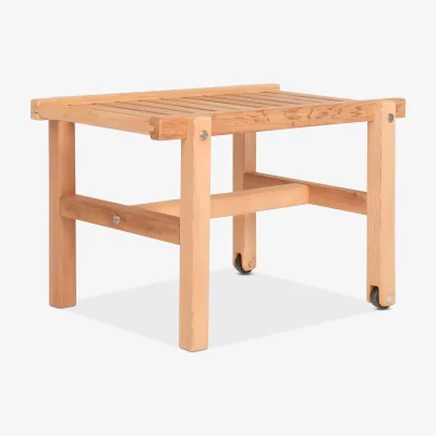 Nordic Nest Fri Form 49 trolley table Redwood 48x45 cm
