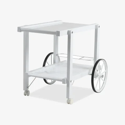 Nordic Nest Fri Form 14 serving cart White