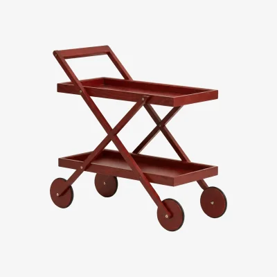 Nordic Nest Design House Stockholm Exit serving trolley Red