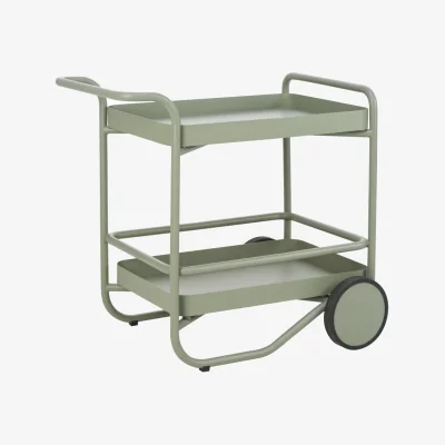 Nordic Nest Brafab Trolley serving cart 88x59 cm Dusty green