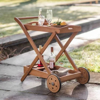 Olivia's Gallery Interiors Tarifa Outdoor Trolley Drinks