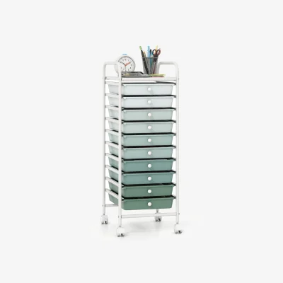 The Range 10 Drawers Storage Trolley