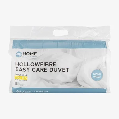 The Range My Home 10.5 Tog Duvet - White / Super King size