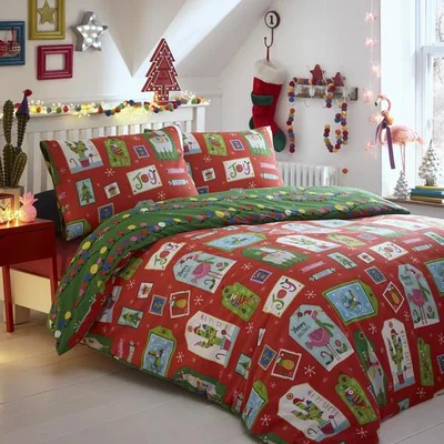 The Range Curious Christmas Super King Duvet Set - Multi