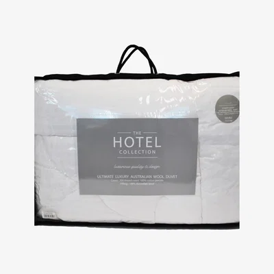 The Range 5* 10.5 tog Australian Wool Duvet - White / Super King size