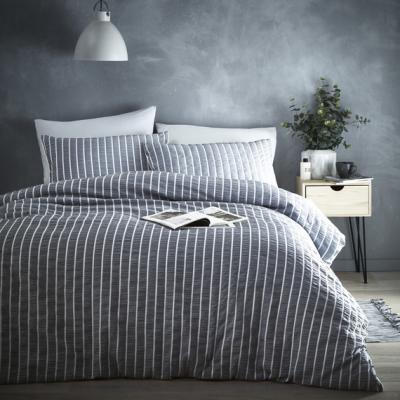 The Range Dante Duvet Set - Grey / Superking