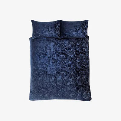 The Range Paloma Duvet Set - Navy / Superking