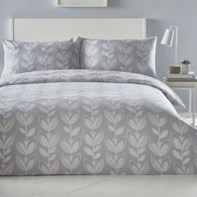 The Range Escada Duvet Set - Grey / Super king