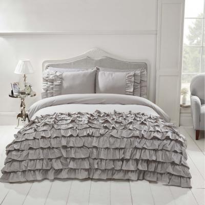 The Range Flamenco Duvet Set - Grey / Superking