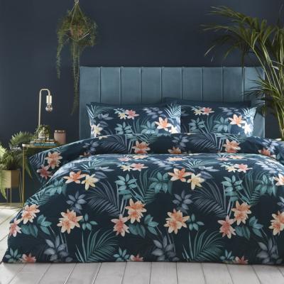 The Range Sukaya Floral Duvet Set - Blue / Super king
