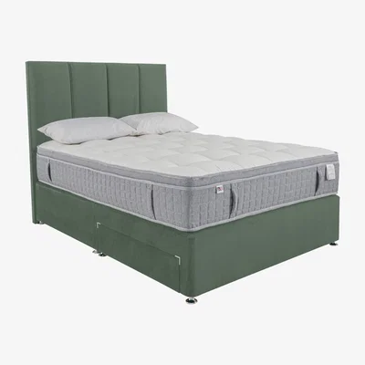 Furniture Village Millbrook - PureTech 3000 Pillow Top Divan Set - Super King - Green
