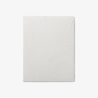 Perch and Parrow Lena White Fitted Sheet, 5' King