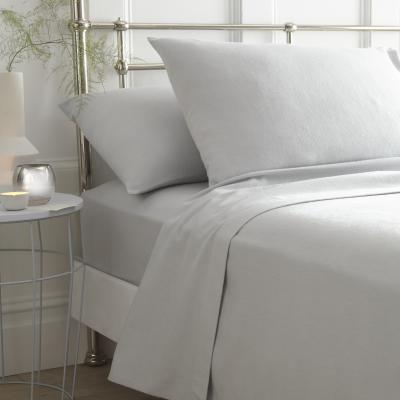 The Range Flannelette Sheet Set - Grey / King