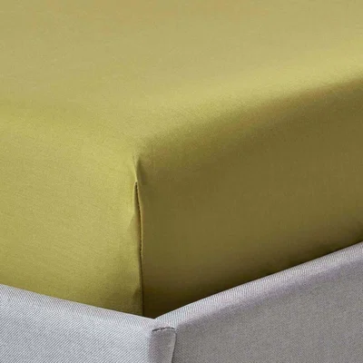 The Range 1000 Thread Count Egyptian Cotton Extra Deep Fitted Sheet - Olive Green / King
