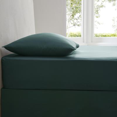 The Range Plain Dyed Fitted Sheet - Blue / King