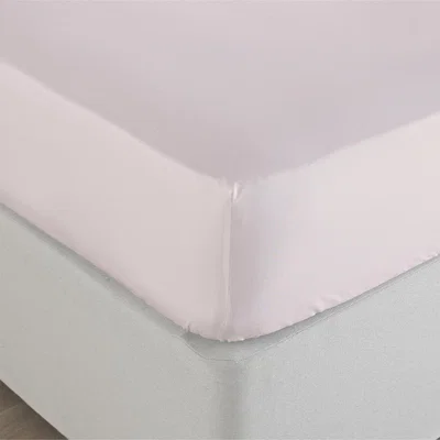The Range 250TC Stonewash Fitted Sheet - Blush / King
