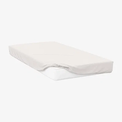 The Range 200 Thread Count Cotton Percale Extra Deep Fitted Sheet - BM121 - White / King
