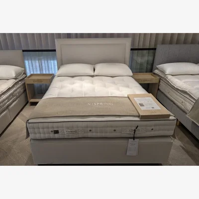 And So To Bed Vispring Herald Superb Divan Set - King Size - Ex Display.