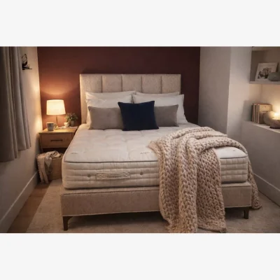And So To Bed Vispring Regal Superb Divan Set - King Size - Ex Display.