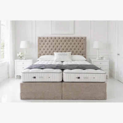 And So To Bed Vispring Kingsbridge Divan Set - Emperor Size - Ex Display