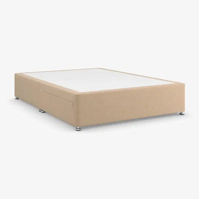 Dunelm Luxury Tweed Divan Base Brown