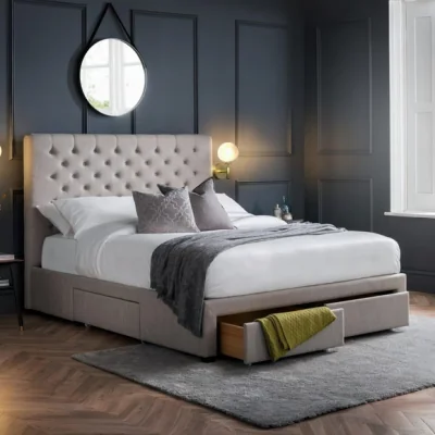 Dunelm Wilton Button 4 Drawer Divan Bed