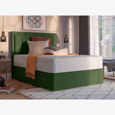 Dreams Dream Team Divan Bed Base - 4'0 Small Double - Green