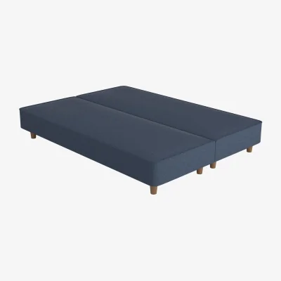 Dreams Flaxby Shallow Divan Bed Base - 3'0 Single - Blue