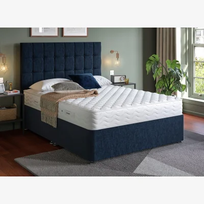 Dreams Dream Team Divan Bed Base - 6'0 Super King - Blue