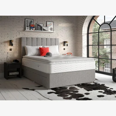 Dreams Dream Team Divan Bed Base - 5'0 King - Grey