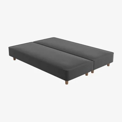 Dreams Flaxby Shallow Divan Bed Base - 6'0 Super King - Grey