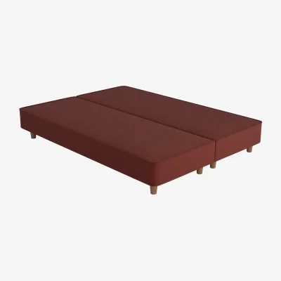 Dreams Flaxby Shallow Divan Bed Base - 5'0 King - Red
