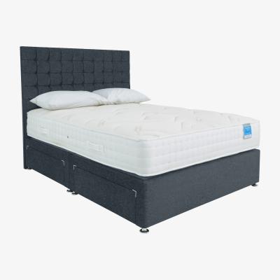 Furniture Village Sleep Story - Deluxe Firm Divan Set with Continental Drawers - Super King - Carbon