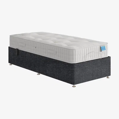Furniture Village Sleep Story - Adjustable Divan Base - Single - Earl Grey