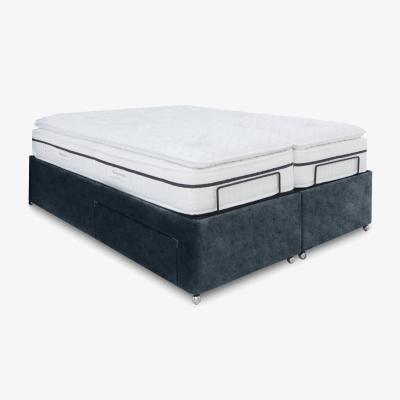 Furniture Village E-Motion Dual Adjustable Divan Base With 4 Drawers - Super King - Daytona Ocean