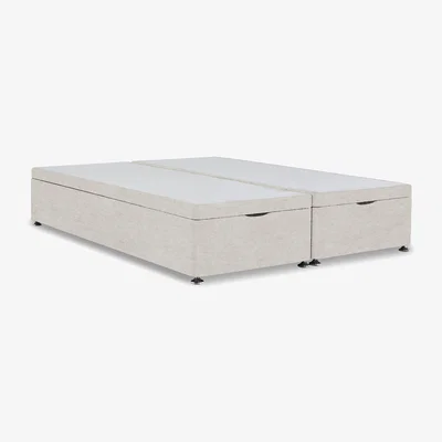 Furniture Village Platform Top Manual End Lift Ottoman Divan Base - Super King - Sandstone Pearl