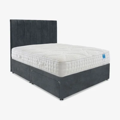 Furniture Village Sleep Story - Luxury Firm Divan Set With 2 Drawer Storage - Small Double