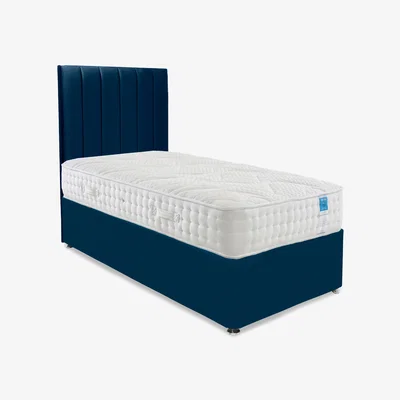 Furniture Village Sleep Story - Luxury Firm Divan Set - Single - Plush Pacific