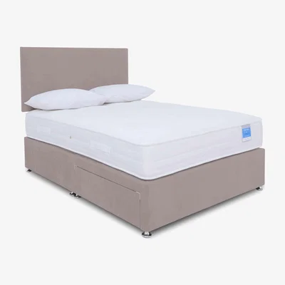 Furniture Village Sleep Story - Ergosense Divan Set - King Size - Plush Lilac