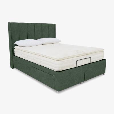 Furniture Village E-Motion Ryo Adjustable Divan Base with Headboard - King Size