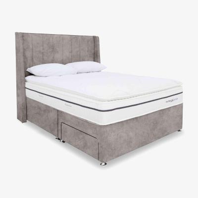 Furniture Village Sleepeezee - Memory Sense 2800 Divan Set - Small Double - Daytona Silver