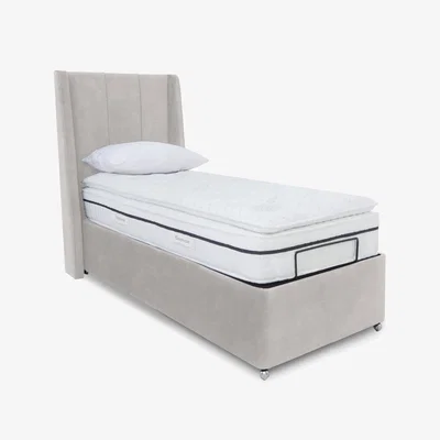 Furniture Village E-Motion Akira Adjustable Ottoman Divan Base with Headboard - Single - Aston Linen